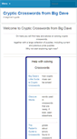 Mobile Screenshot of crypticcrosswords.net